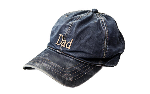 Stylish Baseball Cap with Dad Embroidery Perfect for Fathers Day Gifts Isolated on Transparent Background