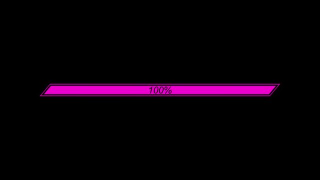 Minimal Animated Loading Bar, Looping Loading Progress Bar Animation