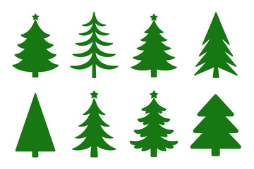 Christmas tree vector illustration holiday season