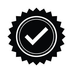 Approved Icon Vector Flat Clean Look Isolated