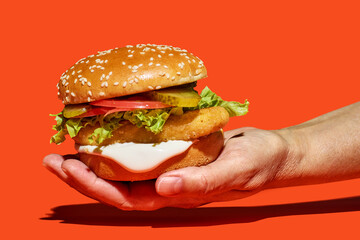 fresh tasty burger