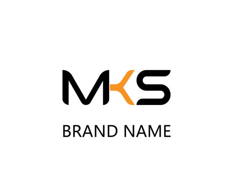 MKS letter logo design with white background. Letter MKS Logo Icon Vector Image Design For Company or Business