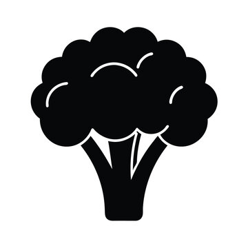 Broccoli Icon Vector Flat Clean Look Isolated