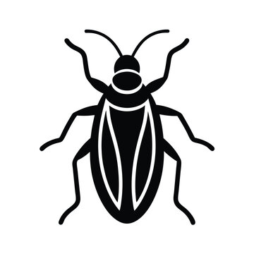 Bug Icon Vector Flat Clean Look Isolated
