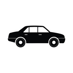 Car icon vector flat and clean look isolated.eps