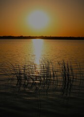 Sunset At Lake Perry Just Outside Perry Oklahoma