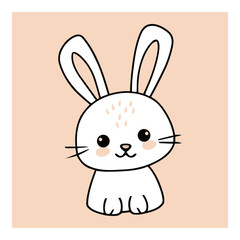 Adorable Rabbit Design for Kids