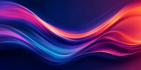 Obraz premium Abstract colorful waves background design