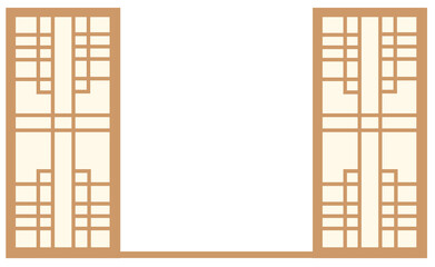 
명절,한국전통,한국명절,설,설날,새해,추석,한가위,소나무,전나무,잔나무,나뭇가지,창호지,창호문,명절배경,수채화,감나무,병풍