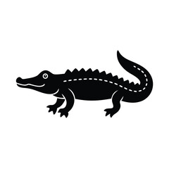 Fototapeta premium Crocodile Icon Vector Flat Clean Look Isolated
