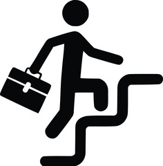 Success set of web icons in line style. Successful business development linear icon collection. Containing achievement, successful, strategy, winner, teamwork, goal, brainstorm.