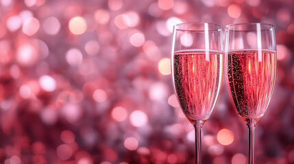 glasses of champagne