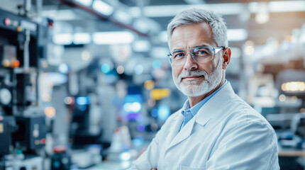 Confident Scientist in Modern Lab