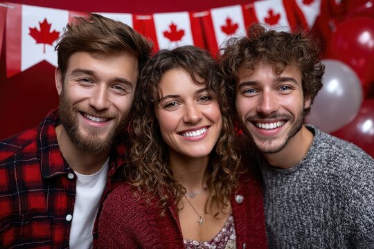 Flag flutter light: Happy Canada Day, golden ray, heritage beat, sky wave, quiet strength, border peace, neighbor bond, native echo, forest breath, glacier shine, honest path, anthem soul