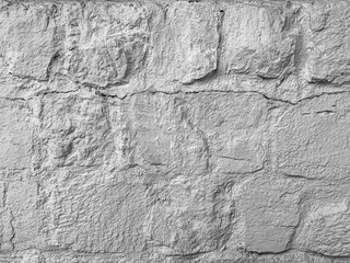 White black  cracked wall or floor. close-up concrete wall  background. cracked white dry wall brick surface texture.