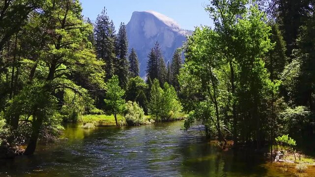 2025 Summer in Yosemite Bridge and Half Dome