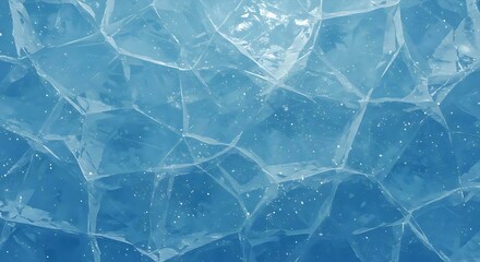 macro blue texture cube crystal