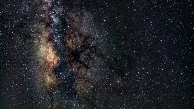 Milky Way and Antares. - 天の川とアンタレス