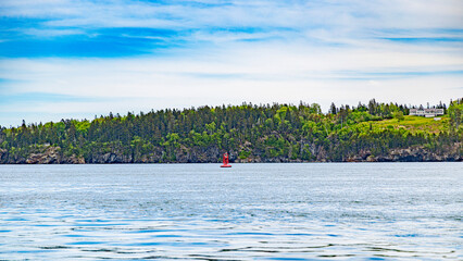 Saint andrews in canada in new Brunswick bay atlantic ocean