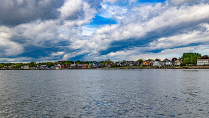 Saint andrews in canada in new Brunswick bay atlantic ocean