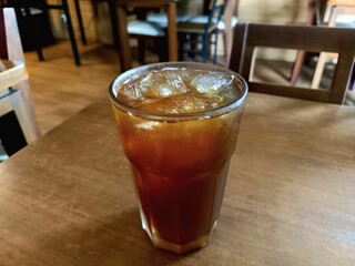A refreshing iced tea drink with high antioxidants that is good for health