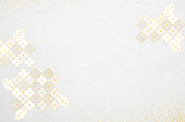 Abstract hydrangea patterned background. Modern designed Japanese washi paper texture.	