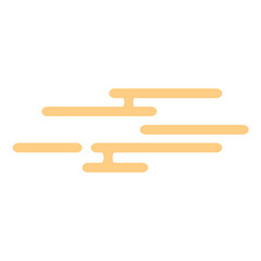 Chinese New Year Golden Cloud Vector