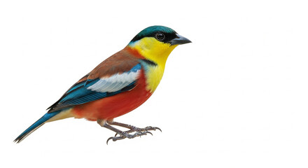 Fototapeta premium lilac breasted roller isolated