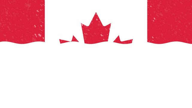canadian flag waving