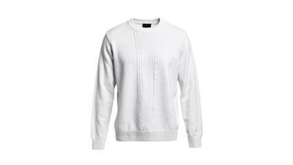 White cotton t-shirt on a hanger, isolated on white