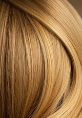 Fototapeta premium Abstract Blonde Hair Texture Golden Shiny Light Silk Background