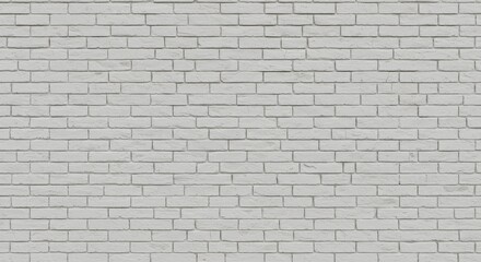 Abstract White Brick Wall Texture Background Pattern Backdrop