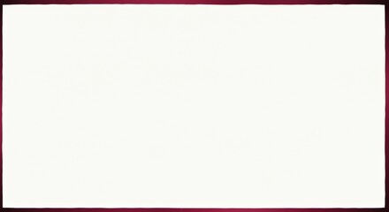 Fototapeta premium Abstract White Canvas with Red Maroon Frame Border Background
