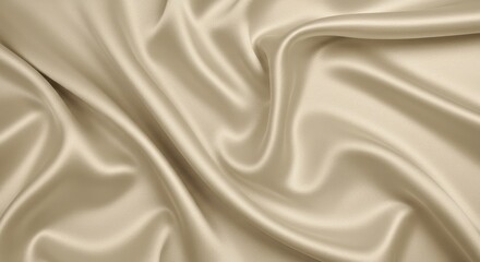 Obraz premium Background Image of Golden Silk Fabric Texture Elegant and Smooth