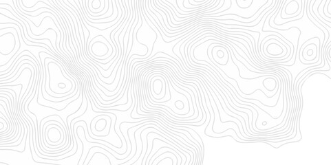 Abstract Modern location discovery vector topo map design White background with topographic world grid wave Topographic map geographic line texture.	