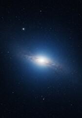 Fototapeta premium Photo of Vast Galaxy Amidst Countless Stars in the Deep Universe