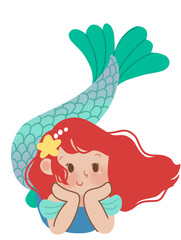 Cute mermaid