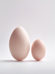 eggs isolated on white background