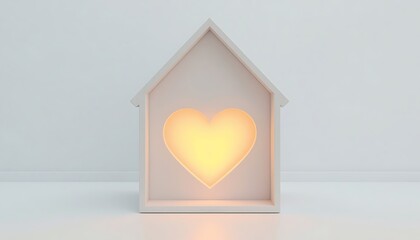 House with Heart Light