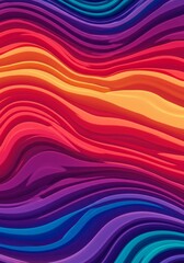 Fototapeta premium Vibrant Abstract Background Gradient Waves Colorful Texture Design