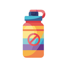 Fototapeta premium Minimal Object Icon Collection – Flat Vector Set of Lifestyle, Travel, Food, and Seasonal Essentials