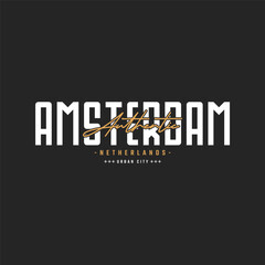Amsterdam Authentic Urban Typography Design
