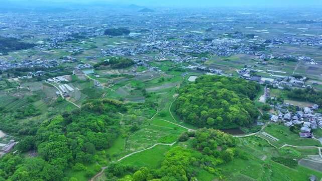 古墳遠景ドローン_kofun_014