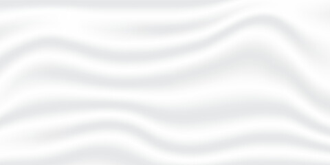 White and grey abstract background with wavy lines and aluminum foil patterned gradient texture, ideal for modern, elegant or tech-themed designs.