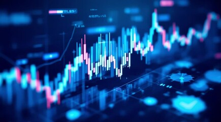 Dynamic stock market data visualization - Powered by Adobe