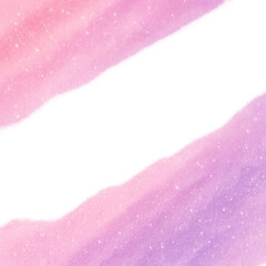 ピンク〜パープルの斜めグラデーションとラメ風粒子の華やか背景