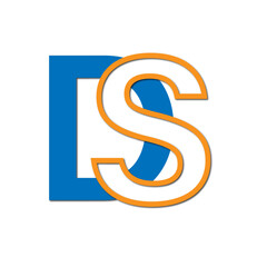 Web line modern color full logo design