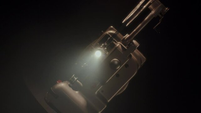 Bolex M8 Classic Film Projector With Spinning Reel And Projection Light