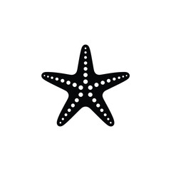 Fototapeta premium Starfish marine life aquatic icon, symmetrical design with transparent background