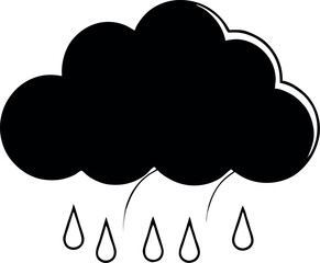 cloud with rain drops